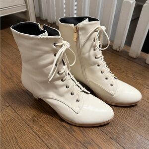 Lace-Up Ankle Boots